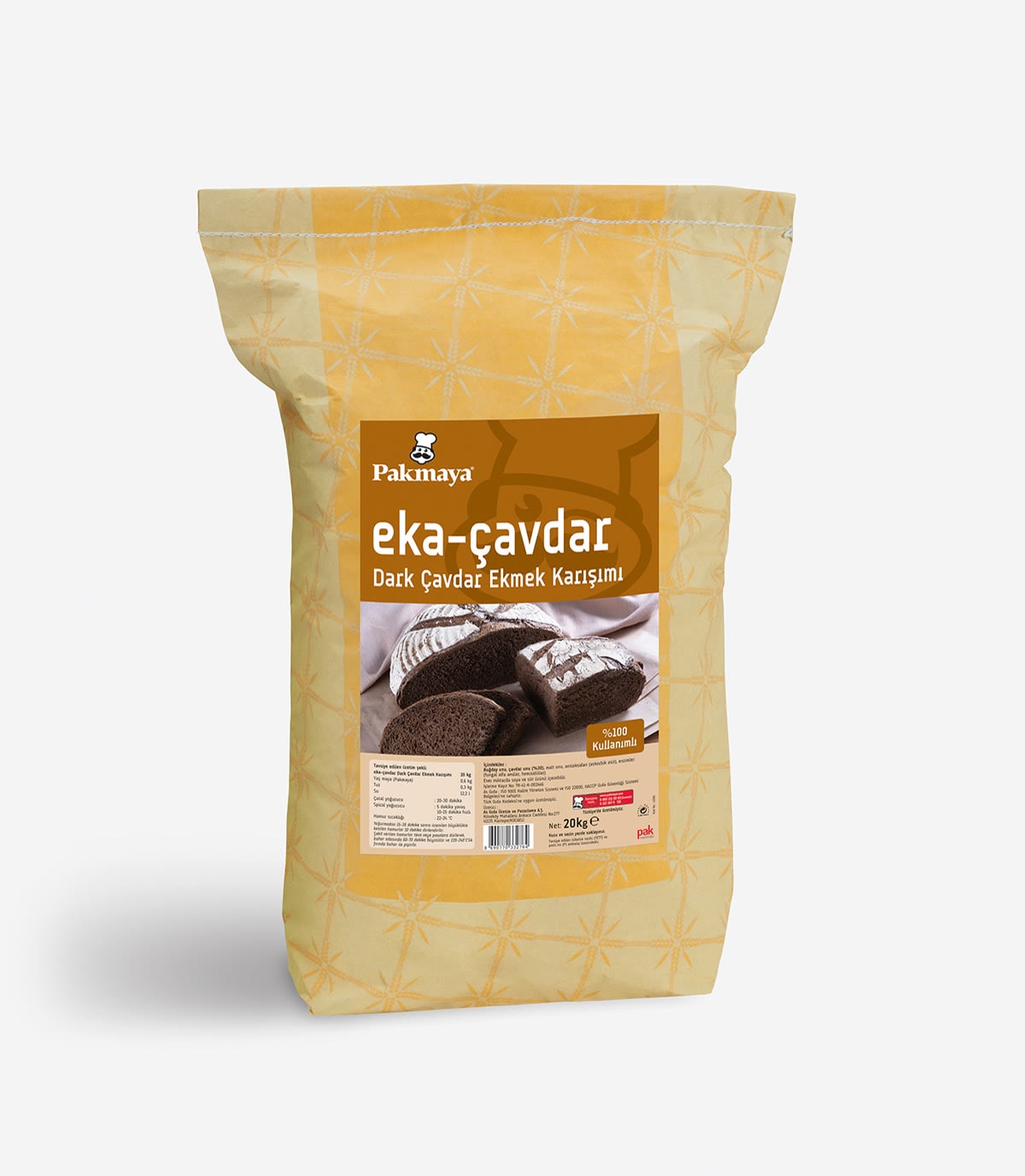 Eka-Çavdar Dark Çavdar Ekmek Karışımı