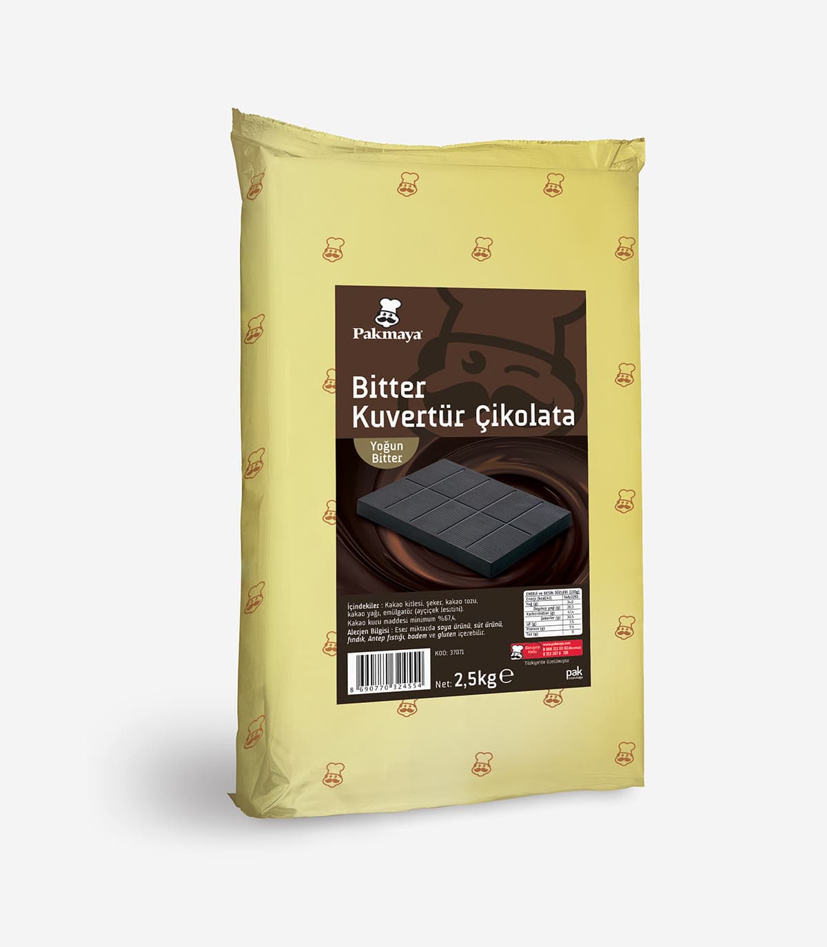 Yoğun Bitter Kuvertür Çikolata