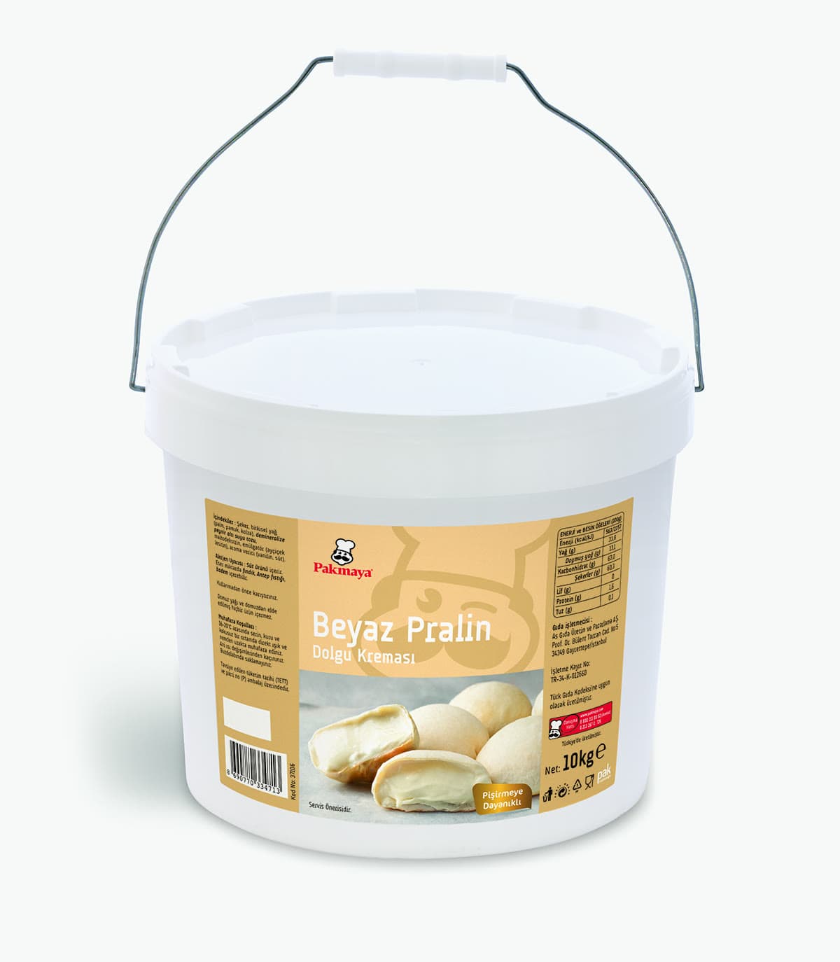 Beyaz Pralin Dolgu Kreması