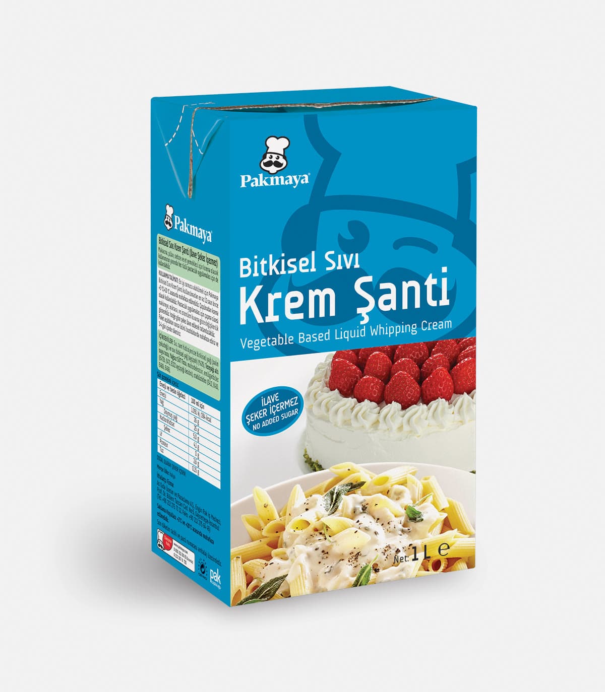 Bitkisel Sıvı Krem Şanti Şekersiz
