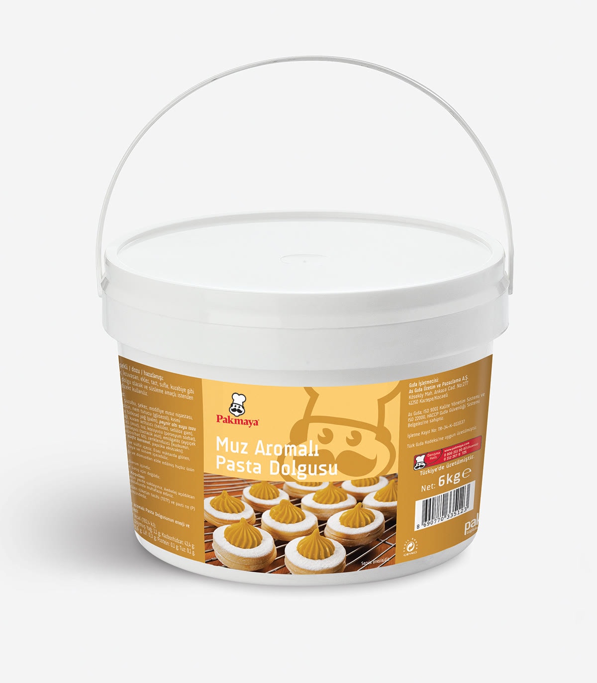Muz Aromalı Pasta Dolgusu