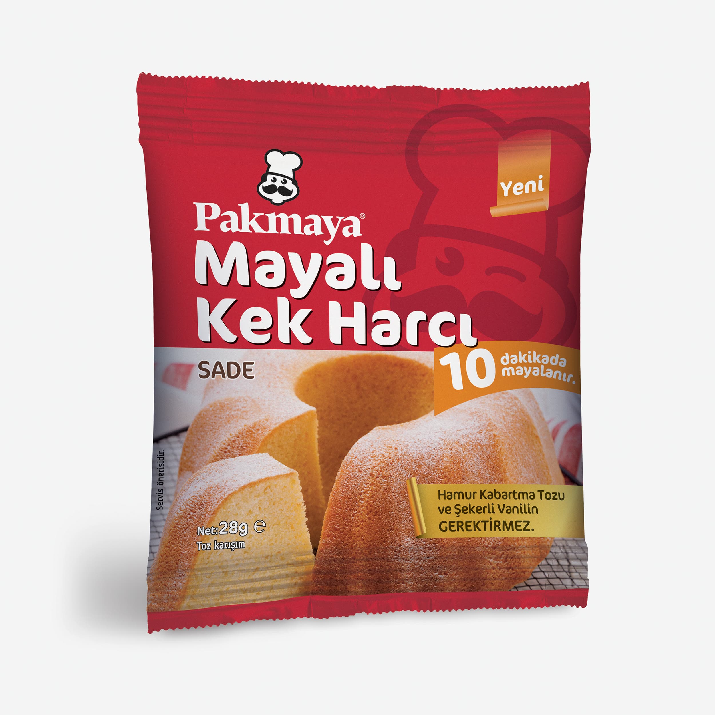Mayalı Kek Harcı Sade