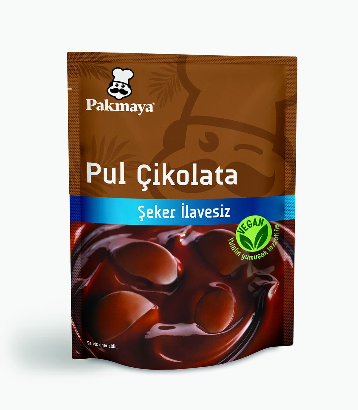 Şeker İlavesiz Vegan Pul Çikolata